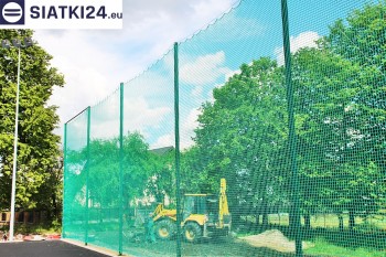 Siatki Puławy - Zabezpieczenie za bramkami i trybun boiska piłkarskiego dla terenów Puław