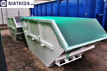 Siatki Puławy - Siatka przykrywająca na kontener - zabezpieczenie przewożonych ładunków dla terenów Puław